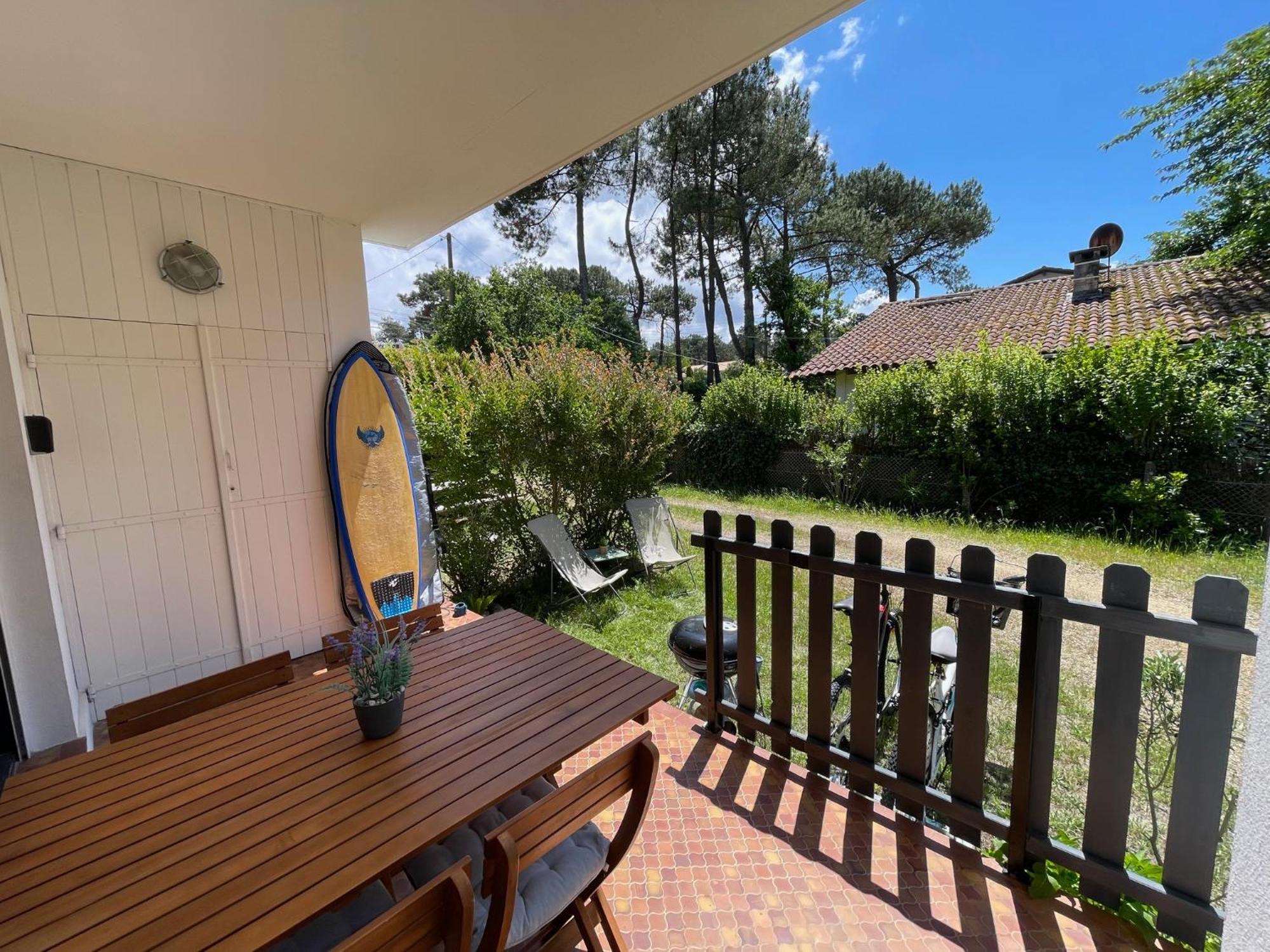 Appartement Avec Chambre, Terrasse Et Jardinet Proche Plage, Foret Pins, Piste Cyclable, Lac ميميزا بلاج المظهر الخارجي الصورة
